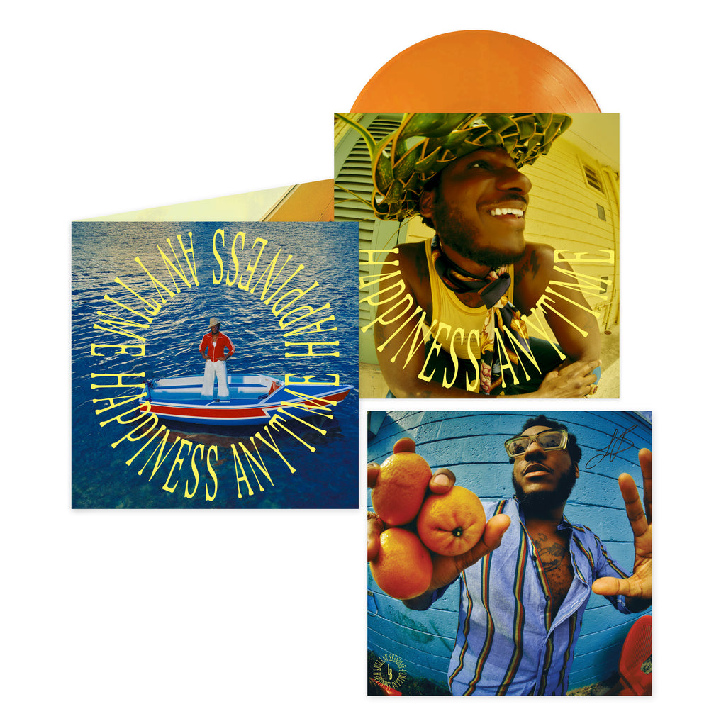 Happiness Anytime SIGNED 12" Vinyl (Fanta Orange) - Leon Exclusive